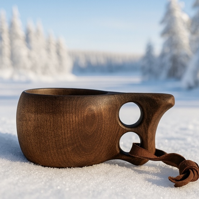 Kukka tazza in legno 20 cl