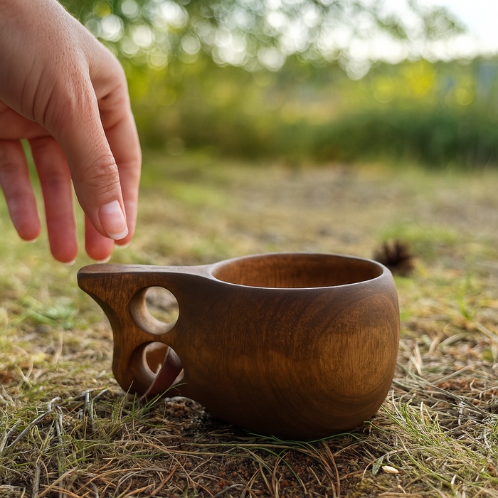Kukka wooden cup 20 cl
