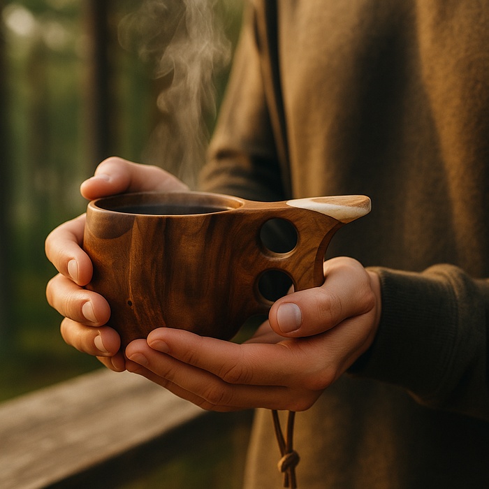 Saimaa birch burl wood kuksa 25 cl