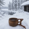 Kukka tazza in legno 20 cl