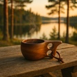 Kukka wooden cup 20 cl