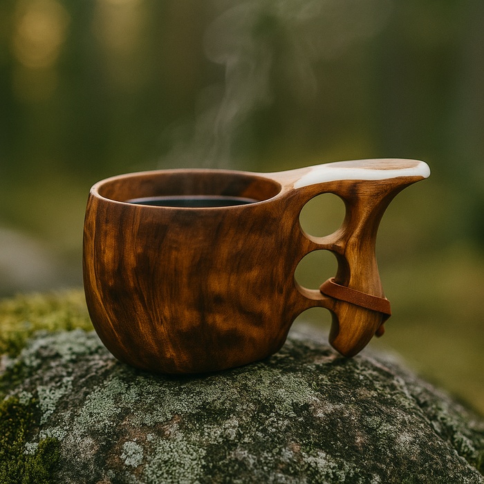 Saimaa birch burl wood kuksa 25 cl