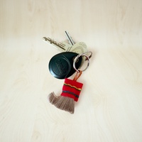 Katvela Sami reindeer fur key ring