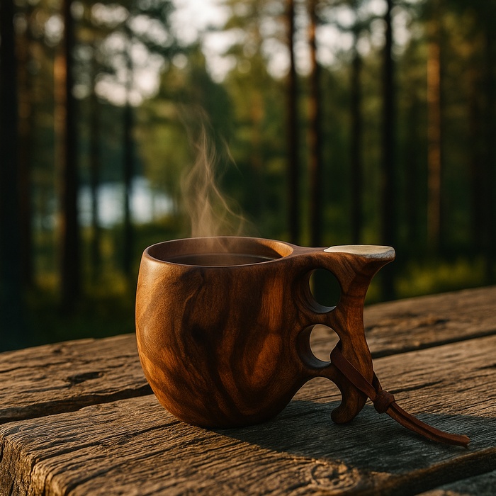 Saimaa birch burl wood kuksa 25 cl