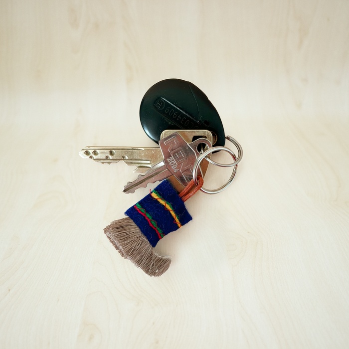 Koitto Sami reindeer fur key ring