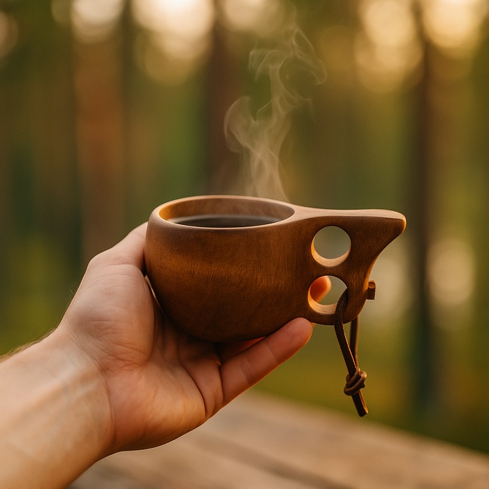 Kukka birch wood cup 20 cl