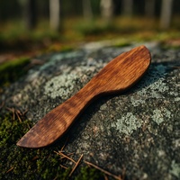 Kirjais birch burl butter knife