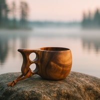 Kuukkeli kuksa en bois de loupe de bouleau 20 cl