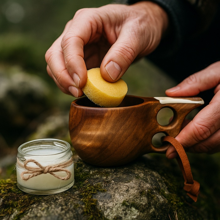 Krista artisanal protective wax for wood