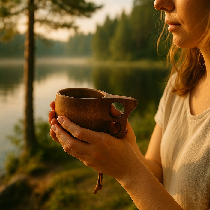 Kukka wooden cup 20 cl