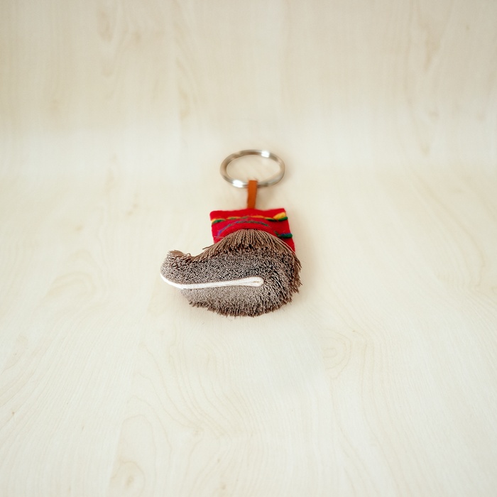 Katvela Sami reindeer fur key ring