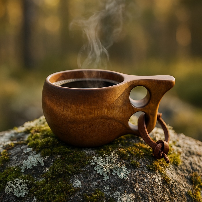 Kukka birch wood cup 20 cl