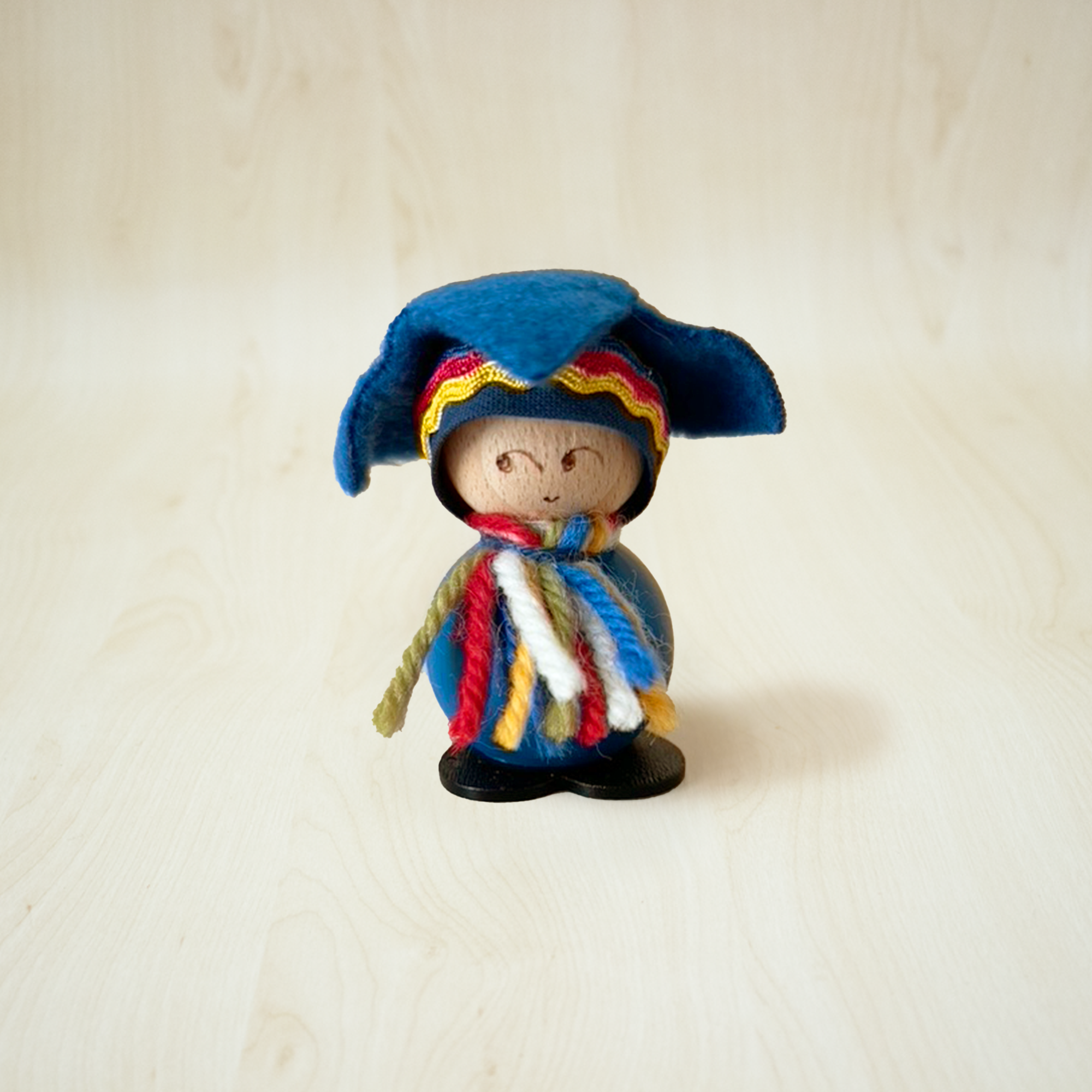 Kanto blue wooden Sami character