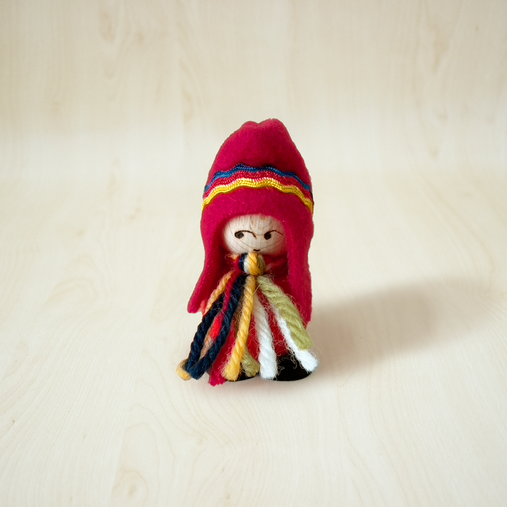 Kellari red wooden Sami character